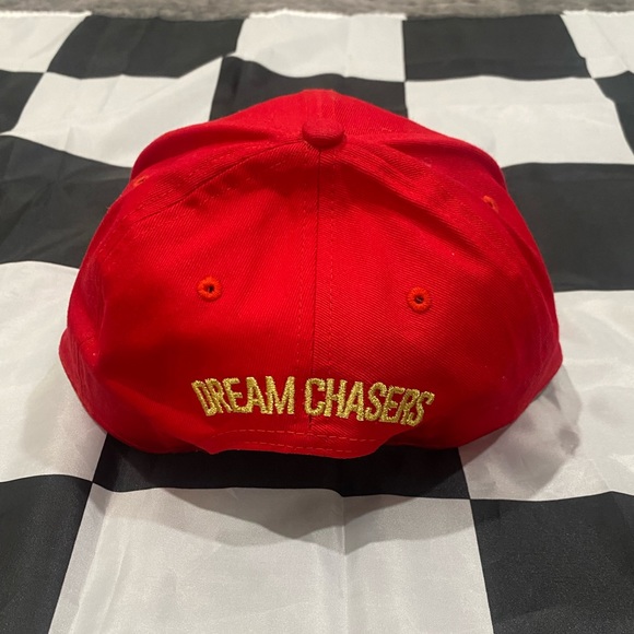 Dreamchasers Gold Plaque Red SnapBack Hat - Picture 3 of 5